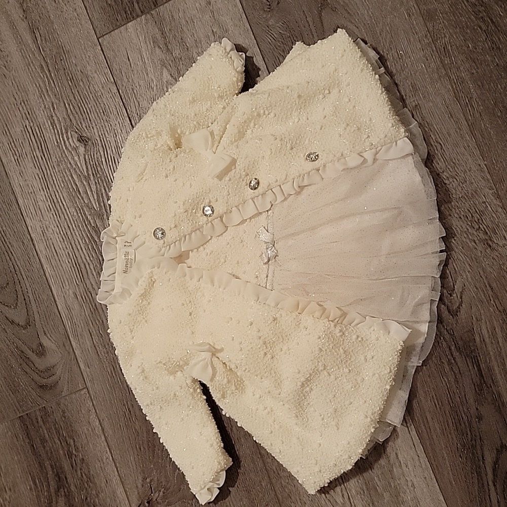 Nanette Baby Jacket, Dress, and shorts